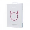 AUKEY CB-AL2 Red nylonowy kabel Quick Charge Lightning-USB | 2m | certyfikat MFi Apple